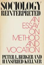 [Wolff, Sociology Reinterpeted - An Essay on Method and Vocation