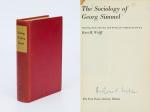 The Sociology of Georg Simmel. [Personal, annotated copy of german sociologist Hansfried Kellner].