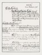 [Luke, His Excellency, Sir Harry Charles Luke, Kt. C.M.G., Governor and Commande
