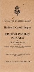 Luke, British Pacific Islands. (Colonial Empire Marketing Board Collection).