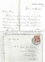 Collection of sixteen (16) letters to Sir Harry Luke during his posting as colonial secretary in Freetown / Sierra Leone