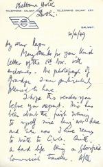 [Luke, Two emotional letters from writer Peter Luke to his father, Sir Harry Luke. 
