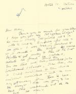 [Luke, Manuscript letter from a friend of Sir Harry [Carole]  during his posting