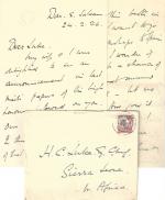 [Luke, Manuscript letter signed (MLS) from Chief Justice of Tanganyika (1924-1929), Sir William Alison Russell