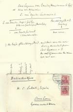 Collection of manuscript and printed materials regarding a genealogical research for the aristocratic Family ‘Zandrowitsch – Zander