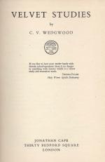 Wedgwood, Velvet Studies.
