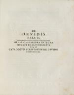 [Druids] Frick, Commentatio de Druidis