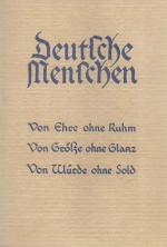 Walter Benjamin - Deutsche Menschen - Eine Folge von Briefen