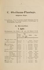 Hofgärtner Wendland - Verzeichniss der aus den Königlichen Gärten zu Herrenhause