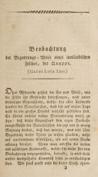 Steinbuch, Analecten neuer Beobachtungen und Untersuchungen für die Naturkunde.