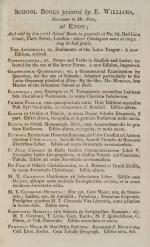 [Williams, An Introduction to the Latin Tongue, for the Use of Youth.