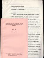 Collection of Printed Materials / Offprints / Publications / Papers, Essays by english geologist, William Daniel Gill (1916 – 1922). 