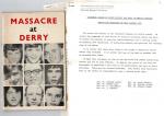 [Bloody Sunday / Pamphlet plus Rare original Letters and Witness Statements