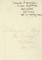 [Curragh Internment Camp] / [Wolfe Tone] / De Blacam, The Life Story of Wolfe Tone