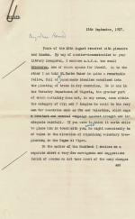 Typed Letter Signed / Monogrammed (TLS with manuscript corrections) from Sir Harry Luke to Sir Ronald Storrs.