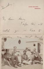 Manuscript Letter Signed / Autographed Letter Signed from Eton Headmaster Cyril Argentine Alington
