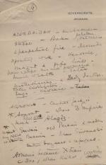 Manuscript “Notes for Lecture on Transcaucasia” on embossed Stationery of “Governorate Jerusalem”