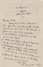[Luke, Manuscript Letter Signed (MLS) / Autographed Letter Signed (ALS) from H.E.Counsell - 13th June, 1930