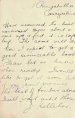 [Irish Traditional Boat Building / Manuscript Day-book Passage West] Roberts, Capt. R.E. 