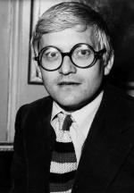 Fax Dibujos / Fax Cuadros [Together with an Original Black-and-White Photograph of David Hockney