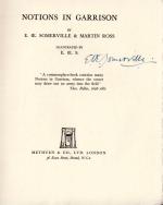 Somerville, Notions in Garrison. [SIGNED by Edith Somerville].