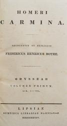 [Homer] Bothe, [The Odyssey] Homeri Carmina