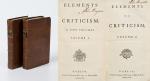 [Kames] Henry Home, Elements of Criticism.