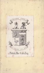 Patrick MacCabe Fay (Provenance with Bookplate), Passages from The American Note-Books of Nathaniel Hawthorne.