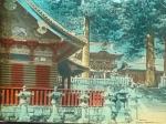 [Japan / Attributed to Tamamura Kozaburo]. Collection of 45 (fortyfive) original hand-coloured Glass Plate Collotypes