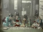 [Japan / Attributed to Tamamura Kozaburo]. Collection of 45 (fortyfive) original hand-coloured Glass Plate Collotypes
