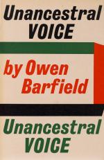 Barfield, Unancestral Voice.