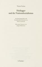 [Heidegger] Farias-Heidegger und der Nationalsozialismus