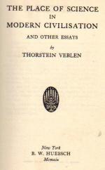 Veblen- The Place of Science in Modern Civilization