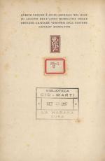 [Marti de Cid,  Vita d’un Uoma – Traduzioni II: Da Góngora e da Mallarmé.