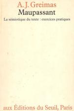 Greimas, Maupassant.