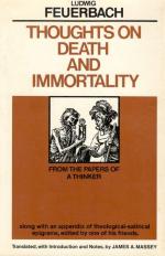 Feuerbach, Thoughts on Death and Immortality. From the Papers of a Thinker, alon