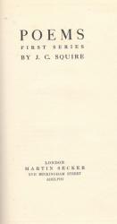 Squire, Poems: First Series.