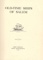Institute, Old-Time Ships of Salem.