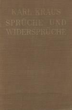 Kraus, Sprüche und Widersprüche.