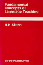 Stern, Fundamental Concepts of Language Teaching.