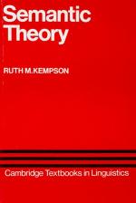 Kempson, Semantic Theory.