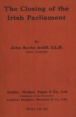 Roche Ardill- The Closing of the Irish Parliament