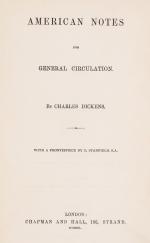 Dickens, American Notes for General Circulation.