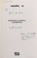 Kothe, Benjamin &  Adorno: Confrontos.