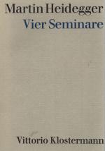 Heidegger, Vier Seminare.