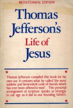 Jefferson, Thomas Jefferson's Life of Jesus.