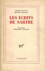 [Sartre, Les Ecrits de Sartre.