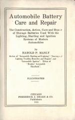 Manly, Automobile Battery Care and Repair.