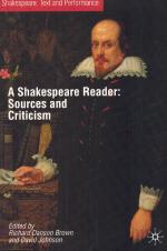 [Shakespeare, A Shakespeare Reader: Sources and Criticism.
