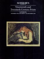 Nineteenth and Twentieth Century Prints.